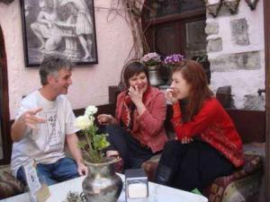 séance de travail au hammam