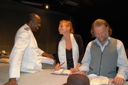 Hassane Kouyate, Morgane Lombard, Philippe Dormoy