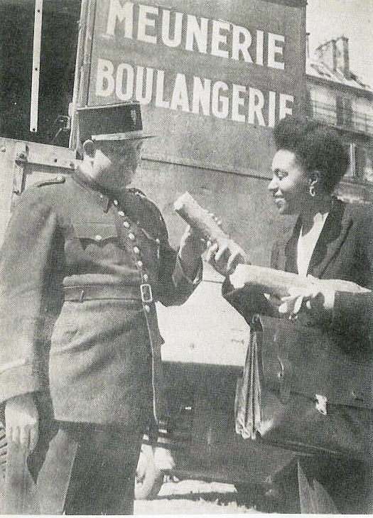 La vraie Gerty Archimède, députée après-guerre avec pain et gendarme